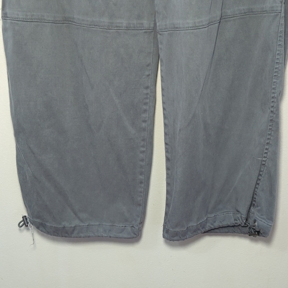 C&C California Cargo Pants Gray Utility Drawstring Women's Size L - Picture 5 of 8
